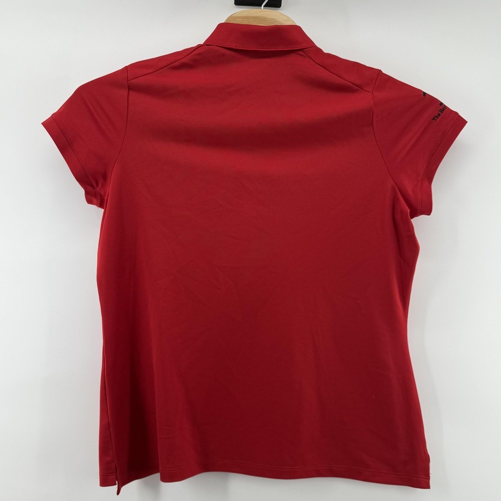Nike Golf Polo Shirt 2XL Red Dri-Fit Mercedes Benz Embroidered Logo Workwear - Picture 2 of 10